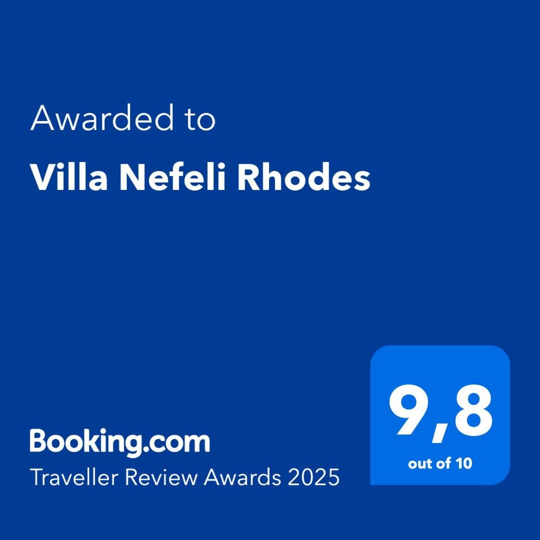 Villa Nefeli Rhodes Archangelos  Extérieur photo